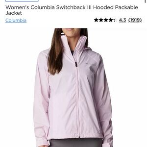 NEW Columbia Rain jacket